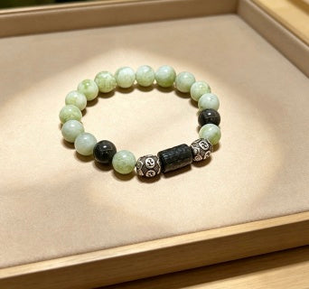 Gucci GG Green Stone Bead Bracelet