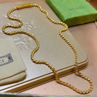 Gucci GG Twisted Rope Chain Necklace
