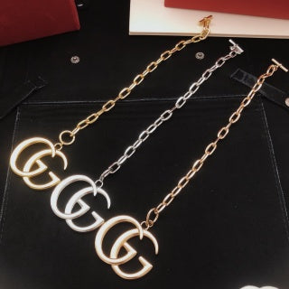 Gucci GG Interlocking Logo Charm Chain Bracelet