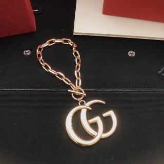 Gucci GG Interlocking Logo Charm Chain Bracelet