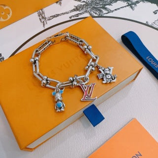 Louis Vuitton Blossom Multi Charm Link Bracelet