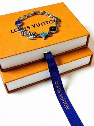 Louis Vuitton Blossom Monogram Charm Link Bracelet
