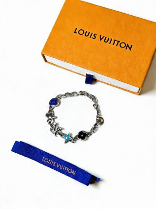 Louis Vuitton Blossom Monogram Charm Link Bracelet