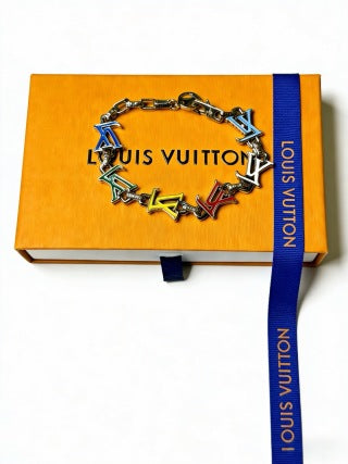 Louis Vuitton Colorful LV Monogram Link Bracelet