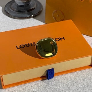Louis Vuitton Bold Rounded Monogram Statement Ring