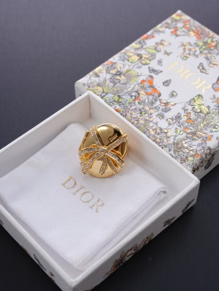 Dior Elara Crystal Bloom Medallion Necklace