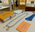Louis Vuitton Blossom Lock Charm Chain Necklace