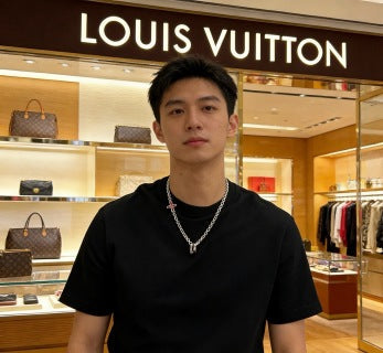 Louis Vuitton Blossom Monogram Chain Bracelet Necklace
