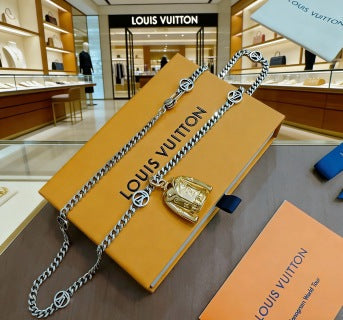 Louis Vuitton Trunk Charm Chain Necklace