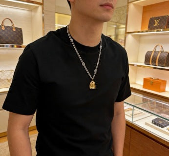 Louis Vuitton Trunk Charm Chain Necklace
