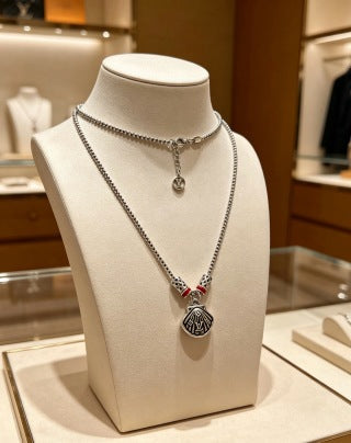 Louis Vuitton Blossom Layered Pendant Necklace