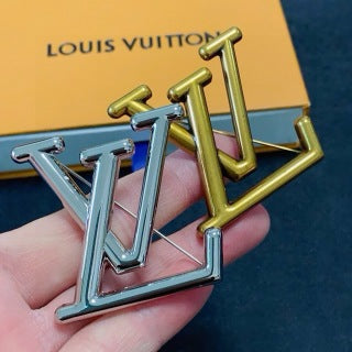 Louis Vuitton Signature LV Monogram Brooch