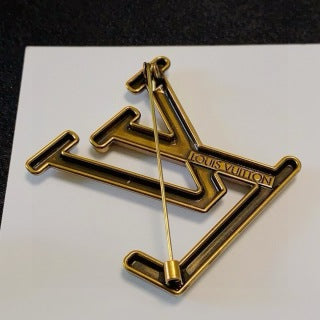Louis Vuitton Signature LV Monogram Brooch