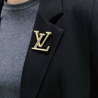 Louis Vuitton Signature LV Monogram Brooch