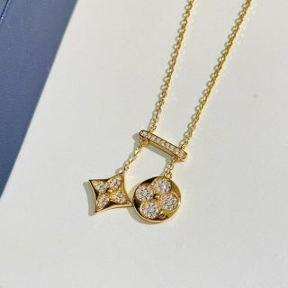Louis Vuitton Blossom Duo Pendant Necklace