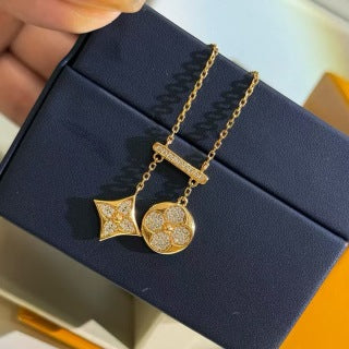 Louis Vuitton Blossom Duo Pendant Necklace