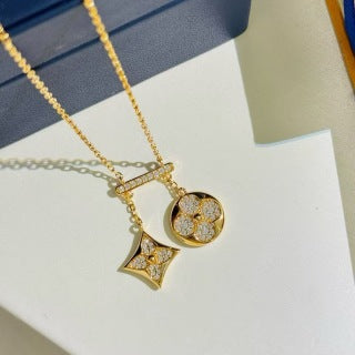 Louis Vuitton Blossom Duo Pendant Necklace