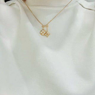 Louis Vuitton Blossom Duo Pendant Necklace