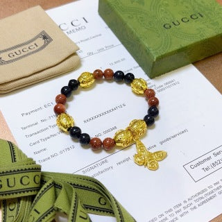 Gucci GG Heritage Bead Charm Bracelet