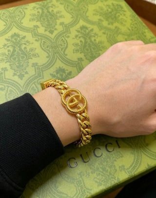 Gucci Interlocking G Rope Chain Bracelet