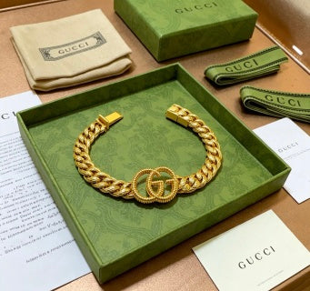 Gucci Interlocking G Rope Chain Bracelet