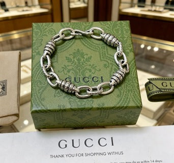 Gucci GG Interlocking Link Chain Bracelet
