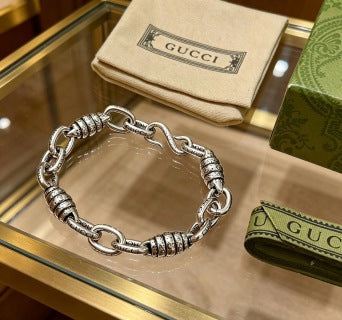 Gucci GG Interlocking Link Chain Bracelet