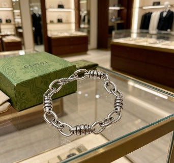 Gucci GG Interlocking Link Chain Bracelet