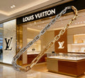 Louis Vuitton Dual Tone Link Chain Necklace