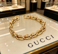 Gucci Twisted Interlocking Link Chain Bracelet