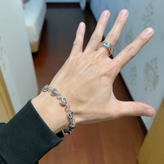 Gucci Interlocking GG Bead Charm Bracelet