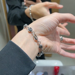 Gucci Interlocking GG Bead Charm Bracelet
