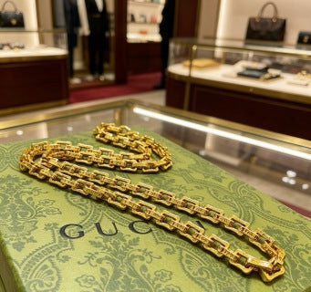 Gucci Horsebit Link Chain Necklace
