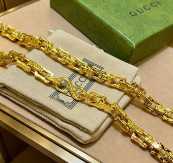 Gucci Horsebit Link Chain Necklace
