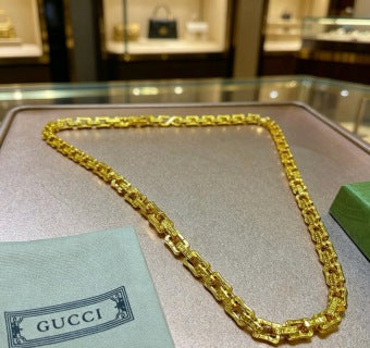 Gucci Horsebit Link Chain Necklace