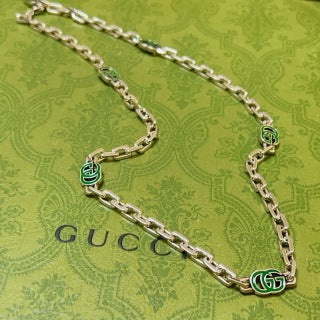 Gucci Interlocking G Link Chain Necklace