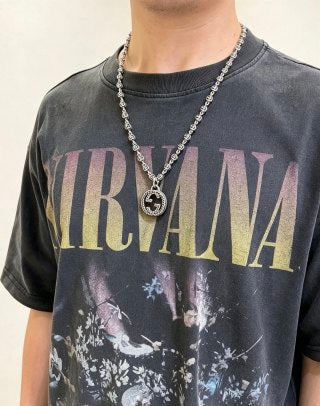 Gucci Interlocking G Rope Chain Pendant Necklace