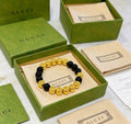 Gucci Interlocking G Coin Bead Bracelet