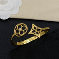 Louis Vuitton Blossom Monogram Flower Open Cuff Bracelet