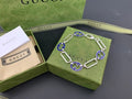 Gucci Interlocking G Enamel Link Chain Bracelet