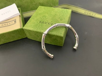 Gucci Horsebit Sculptural Open Cuff Bracelet