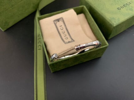 Gucci Horsebit Sculptural Open Cuff Bracelet