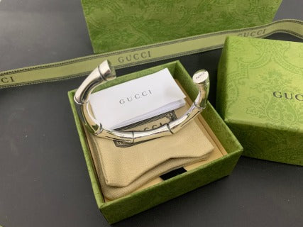 Gucci Horsebit Sculptural Open Cuff Bracelet