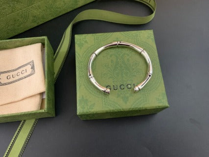 Gucci Horsebit Sculptural Open Cuff Bracelet