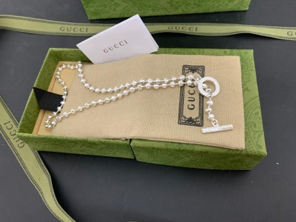 Gucci GG Circle Lock Chain Necklace