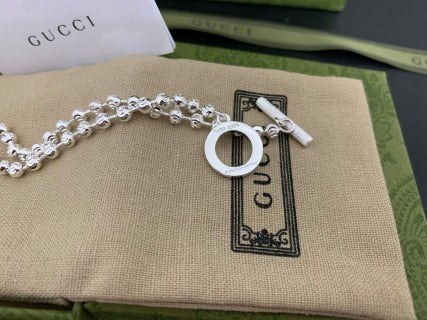 Gucci GG Circle Lock Chain Necklace