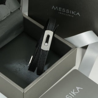 Messika Move Leather Clasp Bracelet