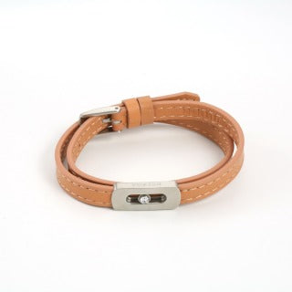 Messika Move Leather Clasp Bracelet