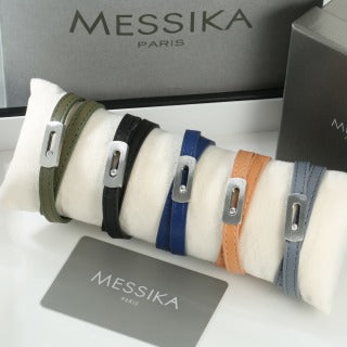 Messika Move Leather Clasp Bracelet