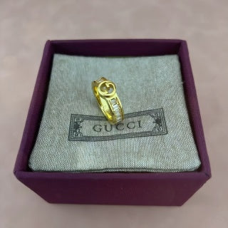 Gucci Interlocking G Twisted Band Ring